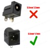 DC Power Jack Socket Compaq Presario:1200AM, 1200AN, 1200AP, 1200CA, 1200CL, 1200EA, 1200LA, 1200LA, 1200LB, 1200SC, 1200T, 1200TC, 1200TH, 1200US, 1200Z, 1200ZA, 1210, 1210CA, 1210EA, 1210ES, 1210JP, 1210LA, 1210US (code 3014)