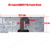 Keyboard Laptop HP Compaq 6510 6515 6510B 6515B NSK-H4A01 9J.N8282.A01 445588-001 6037B0015901 443922-00 V070526AK1 US VERSION BLACK KEYBOARD (Code 40005US)