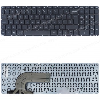 Keyboard Laptop HP PAVILION 15-E 15E 15-N 250 G3 250 G2、 250 G3、 255 G2、 255 G3、 256 G2、 256 G3 708168-001 AER65U00210414QB 9Z.N9HSC.60L NSK-CN6SCUK KEYBOARD UK VERSION BLACK KEYBOARD NO FRAME(Ref.40033UKNOFRAME)