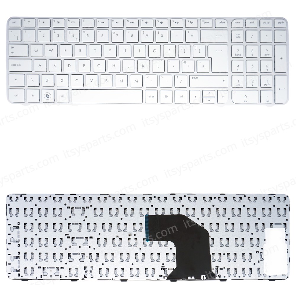 Laptop Keyboard for HP PAVILION g6-2000 UK VERSION WHITE (SKU.40035UKWHITE)