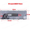 Laptop Keyboard HP Probook 450 G0 450 G1 455 G1 470 G1 470 G1 6037B008852 SG-61300-X2A 727682-001 721953-001 90.4ZA07.L01 MP-12M73US-442 768787-001 6037B0088501 V139502AS1 PK1315A2A00 US Black (Ref.40057US)
