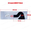 Keyboard Laptop HP Compaq Presario Q56 CQ62 CQ56-100 CQ56-150 CQ62-220 HP G56 G62 G56-107 G62-b60 AEAX6+00510 589301-DJ1 629774-DJ1 SG-52400-X2A Model No:AX6 2B-50301Q100 2B-50307Q100 2B-50308Q100 US VERSION BLACK KEYBOARD(Ref.40068US)