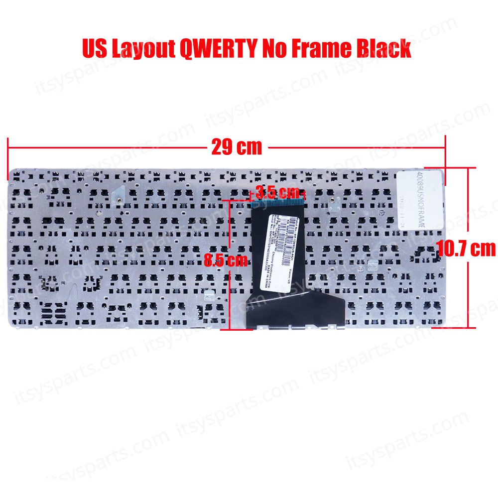 Keyboard Laptop HP ProBook 430 G1 727765-151 727765-001 727765001 (H6E32EA) 430 G1 (H6E33EA) 430 G1 H6P49EA) 430 G1 (H6P49EAR) 430 G1 H6P58EA) 430 G1 (430 G1 H6P65EA) (H6P76EA) 430 G1 (H6Q43EA) 727765-001 727765-031(Ref.40089USNOFRAME)