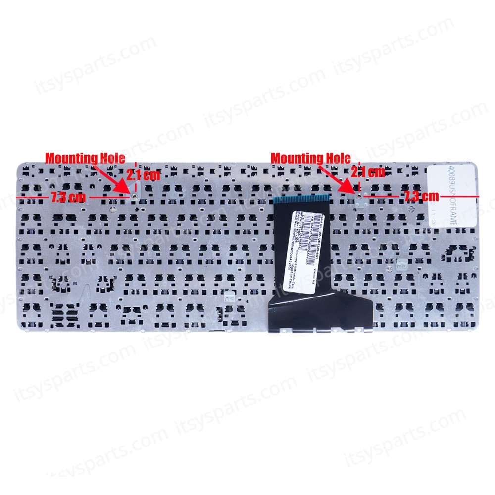 Keyboard Laptop HP ProBook 430 G1 727765-151 727765-001 727765001 (H6E32EA) 430 G1 (H6E33EA) 430 G1 H6P49EA) 430 G1 (H6P49EAR) 430 G1 H6P58EA) 430 G1 (430 G1 H6P65EA) (H6P76EA) 430 G1 (H6Q43EA) 727765-001 727765-031(Ref.40089USNOFRAME)