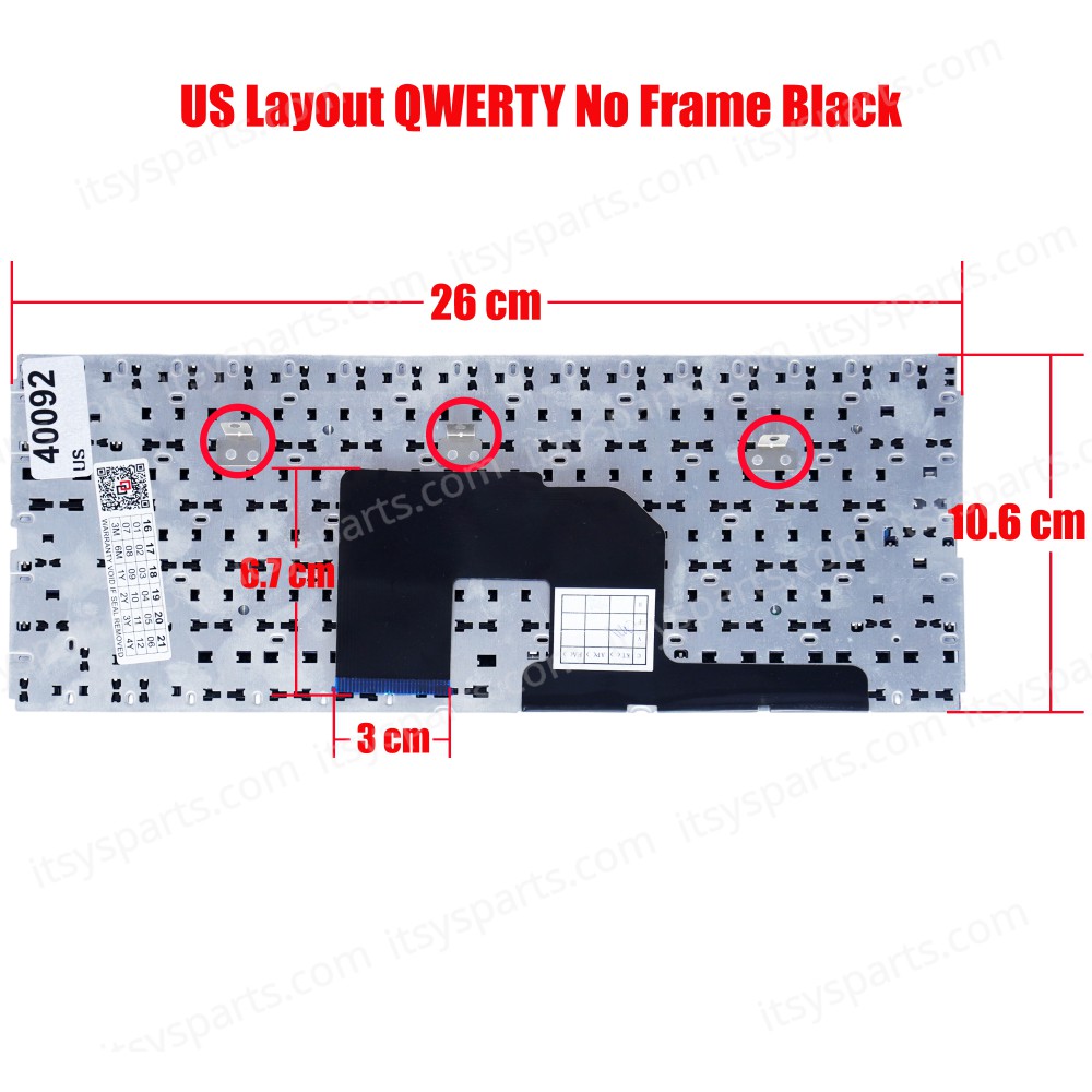 Keyboard Laptop HP MINI 5100 5101 5102 5103 HP MINI 2150 MINI 5100 MINI 5101 MINI 5101 MINI 5102 MINI 5103 MINI 5105 570267-001 570267-031 570267-041 570267-061 570267-071 570267-131 570267-141 US VERSION BLACK KEYBOARD(Ref.40092US)