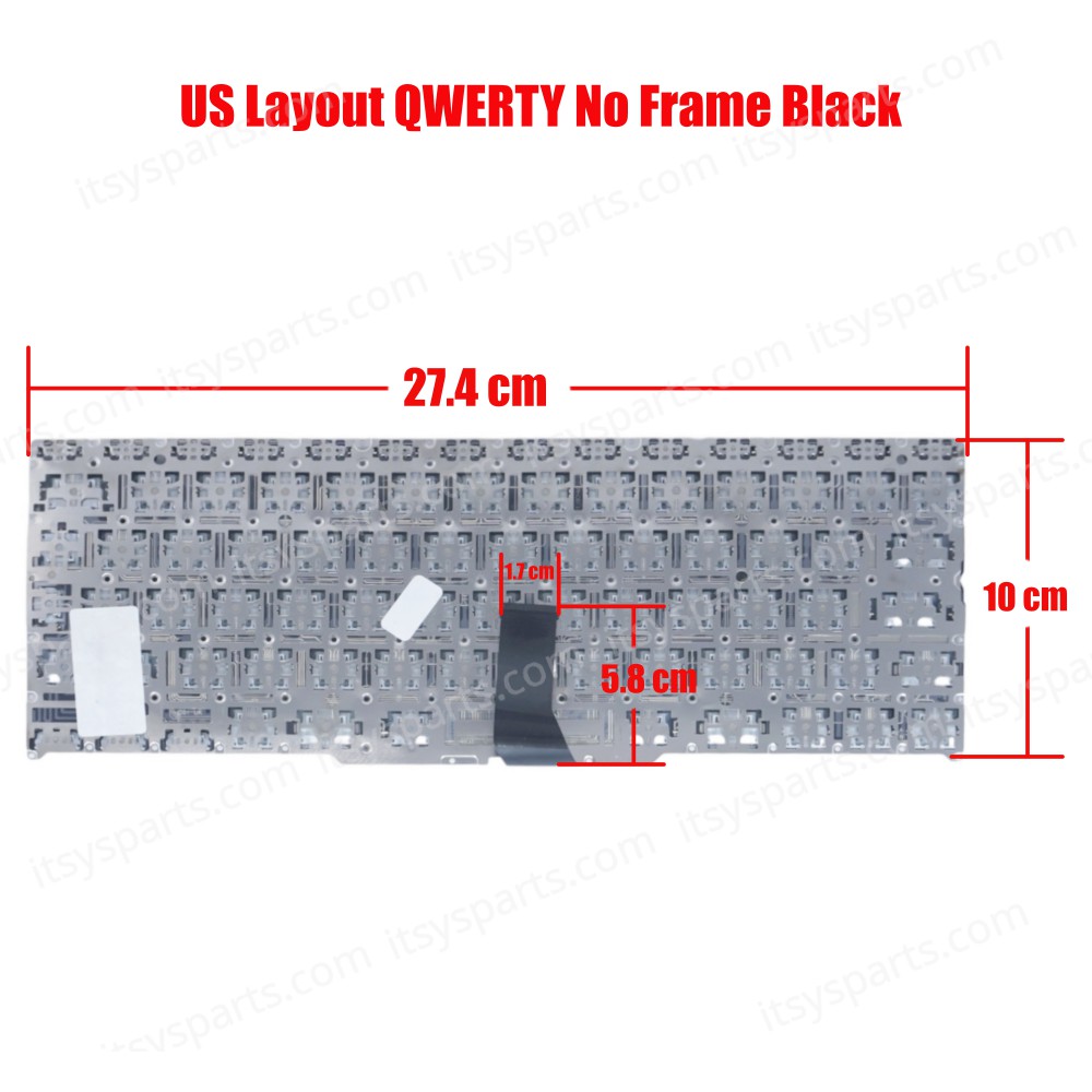 Laptop Keyboard Apple MacBook Air 11'' A1370 A1465 Keyboard MC505 MC505LL/A MC506 MC506LL/A MC968 MC968LL/A MC969 MC969LL/A MD223 MD223LL/A MD224 MD224LL/A MD711 MD711LL/A MD712 MD712LL/A 661-6072, 661-5739, 069-7004-A A1465 US (Ref.40166US) Laptop Keyboard Apple MacBook Air 11'' A1370 A1465 Keyboard MC505 MC505LL/A MC506 MC506LL/A MC968 MC968LL/A MC969 MC969LL/A MD223 MD223LL/A MD224 MD224LL/A MD711 MD711LL/A MD712 MD712LL/A 661-6072, 661-5739, 069-7004-A A1465 US (Ref.40166US)