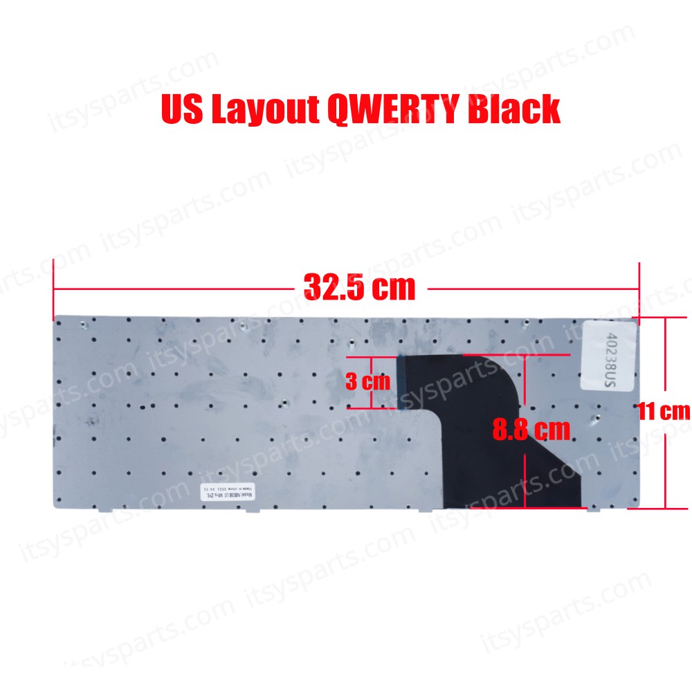 Keyboard Laptop Compaq 6037B0046201 6037B0046203 6037B0046204 6037B0046206 6037B0046209 6037B0046218 6037B0046219 6037B0046222 6037B0046226 6037B0046306 6037B0046320 6037B0049406 605814-001 605814-031 605814-251 605814-B31 (Code 40238US)