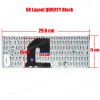 Keyboard Laptop HP Elitebook 8460P 8460W 8470p 8470w 702651-001 ProBook 6460B 6465B 635768-031 642760-031 6037B0053801 6037B0053822 6037B0054418 6037B0058701 6037B0058706 6037B0058709 6037B0058801 UK VERSION BLACK KEYBOARD(Ref.40279UK)