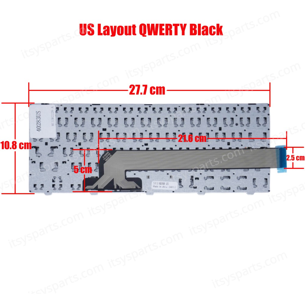 Keyboard Laptop Keyboard Laptop Keyboard Dell Inspiron 14-3000 3441 3442 3443 3451 3458 3446 3447 Series 14-5000 5442 5445 5446 5447 5451 Series 14 7437 7447 PK1313P4A00 SG-63400-XUA 14021000047 (Ref.40283US)