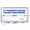 Laptop Monitor 17.3'' LTN173HL01-401 LP173WF4SPF1 NV173FHM-N41 LTN173HL01 N173HCE-L11 LTN173HL01-301 LTN173HL01-901 LP173WF4 SPF1 LP173WF4(SP)(F1) N173HCE E31 IdeaPad Y700 Hp M7-n109dx 1920x1080 FHD LED 30pin EDP SLIM IPS (Ref.2885)