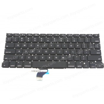 Laptop Keyboard for Apple MacBook Pro Retina 13" A1502 2013 2014 MF839 MF840 MF841 ME864 ME664 ME293 ME294 818-4278 US No Frame Black ( SKU.40171US )