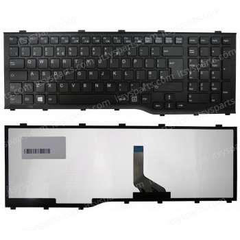 Laptop Keyboard FUJITSU AH532 A532 N532 NH532 UK LAYOUT WITH FRAME AEFJ8U00028 Rev:3A CP575204-001 F226 (Ref.40287UK )