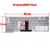 Keyboard Laptop Turbox M66S Clevo 80-M55G0-011-1 K020349F1 MP-03083US-430L MP-03083U4-4304L 6-80-M55G0-113-1 MP-03083U4-4307L Clevo M54 M660 M66N M661N M665N M660JE M665JE M660S M665S M54 M540 M540N M540V US VERSION BLACK KEYBOARD(Ref.40290US)