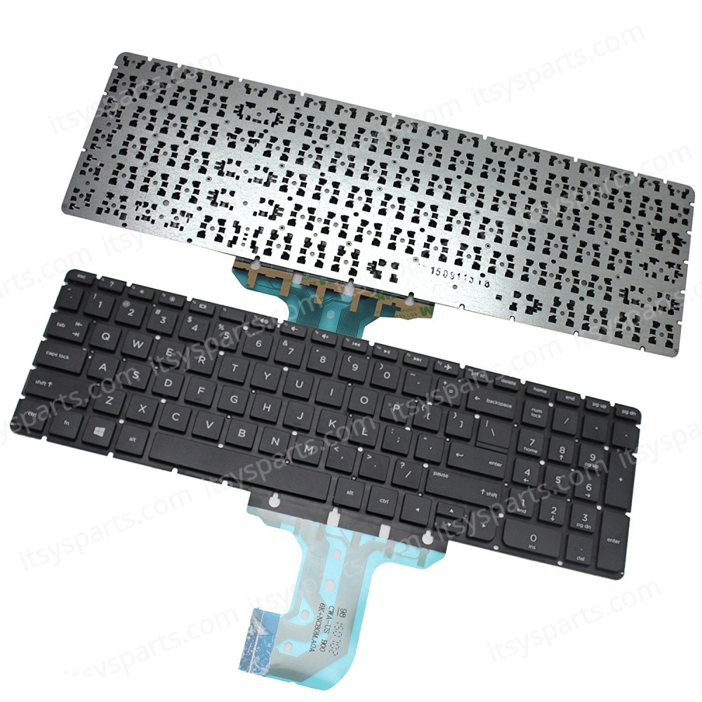 Keyboard Laptop Keyboard HP 250 G4 255 G4 256 G4 250-G4 255-G4 HP 15-ac000 HP 15-af000 PK131EM2A02 SG-81300-X2A SN7145 813978-001 15-ac000 15t-ac000 15-af000 PK131EM1A00 9Z.NC8SC.A01 NSK-CWASC AP1EM000300 US BLACK KEYBOARD(Ref.40293USNOFRAME)