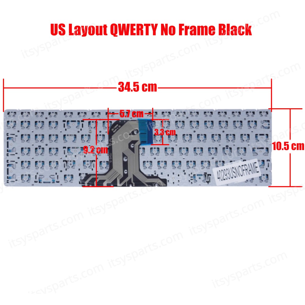 Keyboard Laptop Keyboard HP 250 G4 255 G4 256 G4 250-G4 255-G4 HP 15-ac000 HP 15-af000 PK131EM2A02 SG-81300-X2A SN7145 813978-001 15-ac000 15t-ac000 15-af000 PK131EM1A00 9Z.NC8SC.A01 NSK-CWASC AP1EM000300 US BLACK KEYBOARD(Ref.40293USNOFRAME)