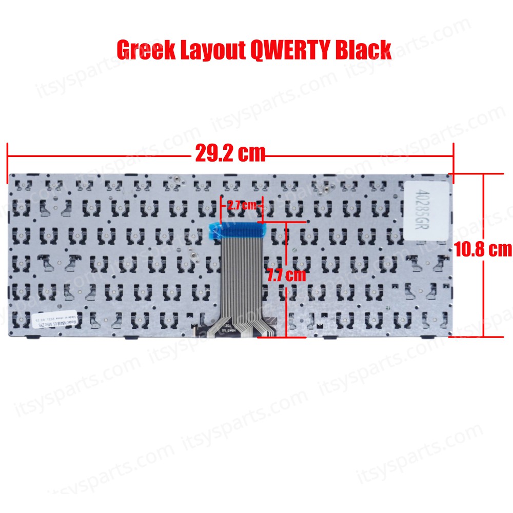 Keyboard Greek-Greek Laptop Keyboard Lenovo G40 G40-30 G40-45 G40-70 G40-70m Z40-70 Z40-75 25214528 MP-13P83GR-686 MP-13P83US-686 PK13114I1A01 MP-13P8 T5G1-GK T5G1-US PK130TG1A01 25214510 GR VERSION GK BLACK (Ref.40285GR)