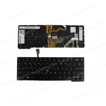 Keyboard Greek-Greek Laptop KeyboardLenovo Thinkpad X1 carbon Gen 2 2nd GR Keyboard Backlit No Frame 0C45082 42V00W MQ-68GR MP-13F53GRJ442 Backlit GK GR (Ref.40311GR)