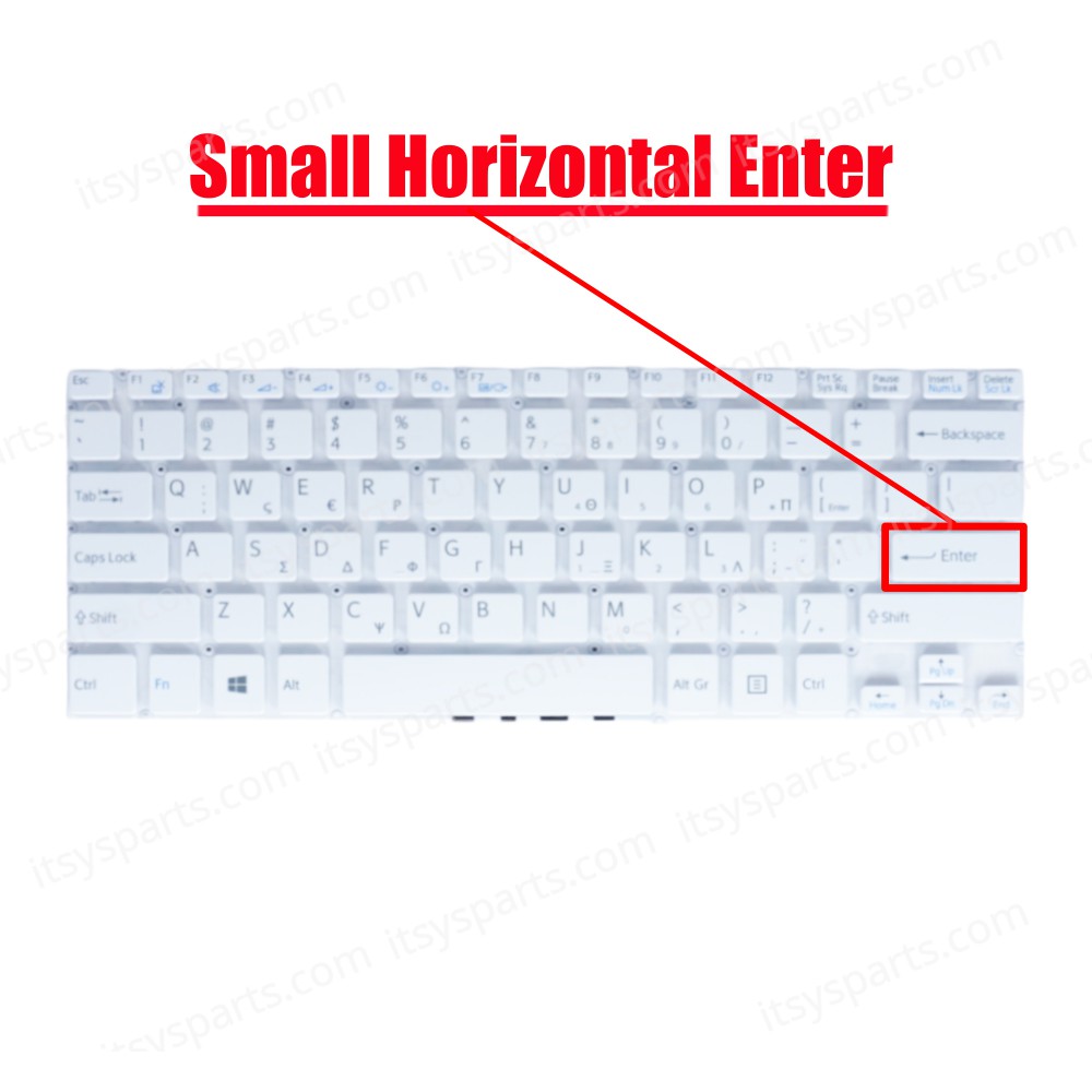 Keyboard Greek-Greek Laptop Keyboard Sony 149236641 149236721US 149236761 149236891PT 149237061 149237331USX 149237471 ES 149238861 14923927IES 9Z.NADBQ.00R 9Z.NADBQ.01E 9Z.NADBQ.10S 9Z.NADBQ.11D AEHK8P001203A(Ref.40314GRWHITE)
