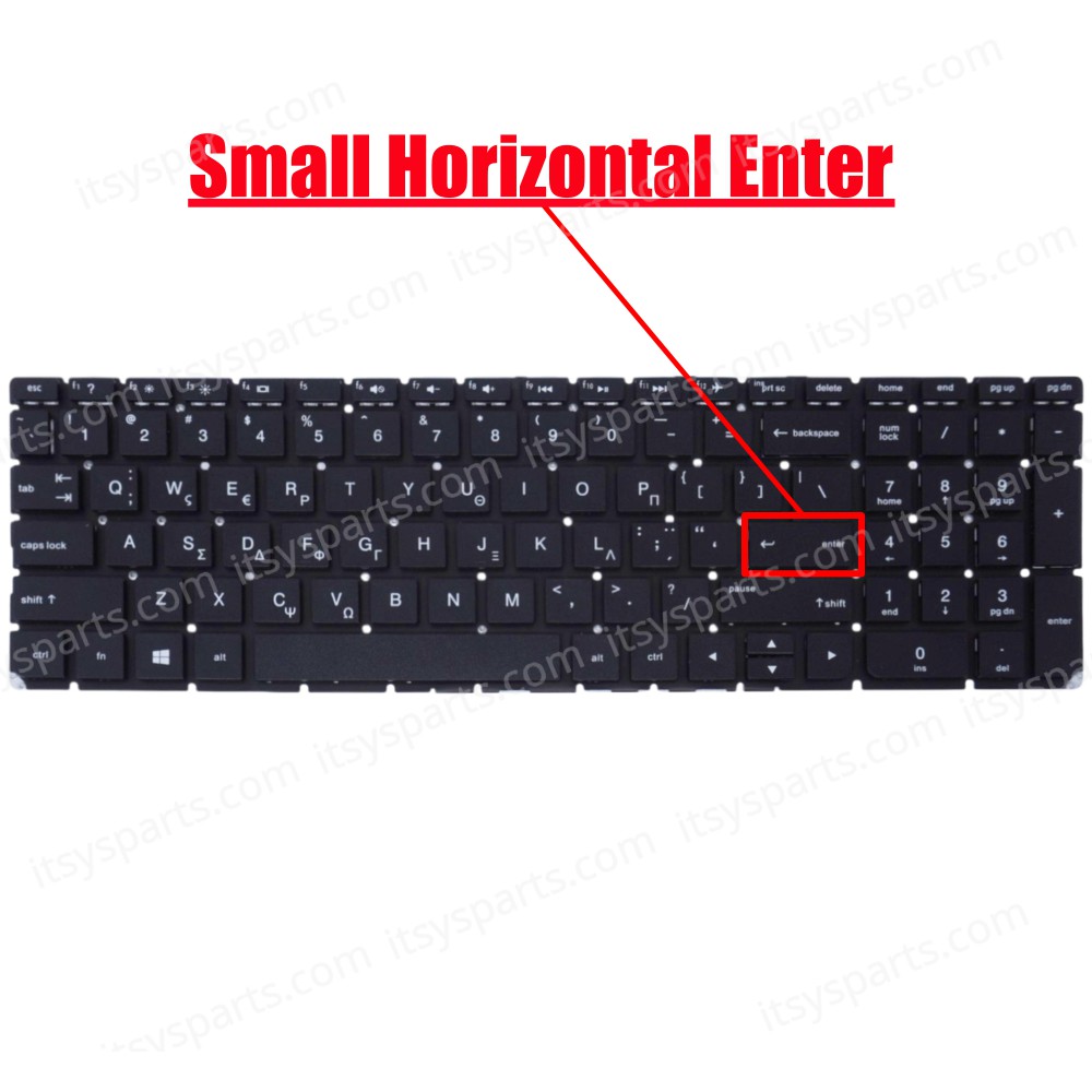 Keyboard Greek-Greek Laptop Keyboard HP 250 G4 255 G4 256 G4 250-G4 255-G4 HP 15-ac000 HP 15-af000 PK131EM2A02 SG-81300-X2A SN7145 813978-001 15-ac000 15t-ac000 15-af000 PK131EM1A00 9Z.NC8SC.A01 NSK-CWASC AP1EM000300 GR(Ref.40293GRNOFRAME)