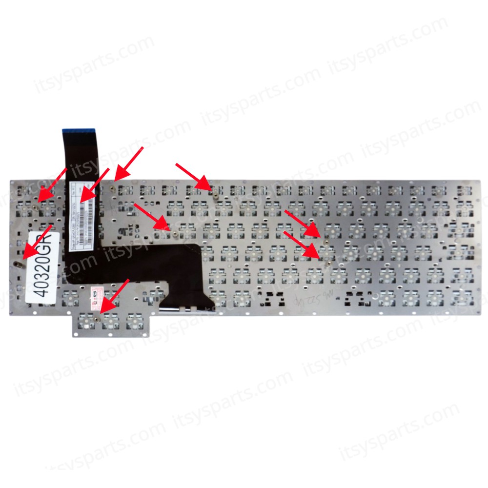 Keyboard Greek-Greek Laptop Keyboard Asus 17-inch G750 G750JG G750JH G750JM G750JS G750JW G750JX G750JZ 0KN0-P41ND121 0KNB0-E600ND001 MP-12R36DNJ528W 0KN0-P41ND121 0KNB0-E600ND001 Keyboard (Code 40320GR)