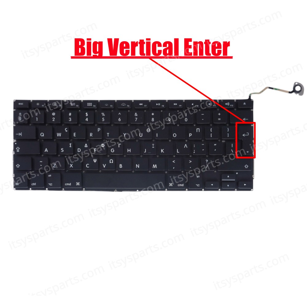 Greek Laptop Keyboard for Apple Macbook PRO 17'' Unibody A1297 MB604LL/A MC024LL/A MC226LL/A MC227LL/A MC725LL/A MD311LL/A GR BLACK (SKU.40168GR) Greek Laptop Keyboard for Apple Macbook PRO 17'' Unibody A1297 MB604LL/A MC024LL/A MC226LL/A MC227LL/A MC725LL/A MD311LL/A GR BLACK (SKU.40168GR)