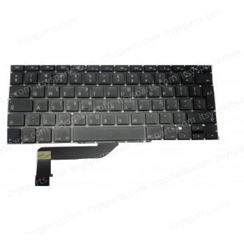 Keyboard Greek Keyboard for Laptop Apple Macbook Pro 15 Retina A1398 MC975 MC976 MD293 MD294 MD831 ME293 ME294 ME664 ME665 15 inch MC975 MC976 MC975 MC976 GR(Ref.40259GR)