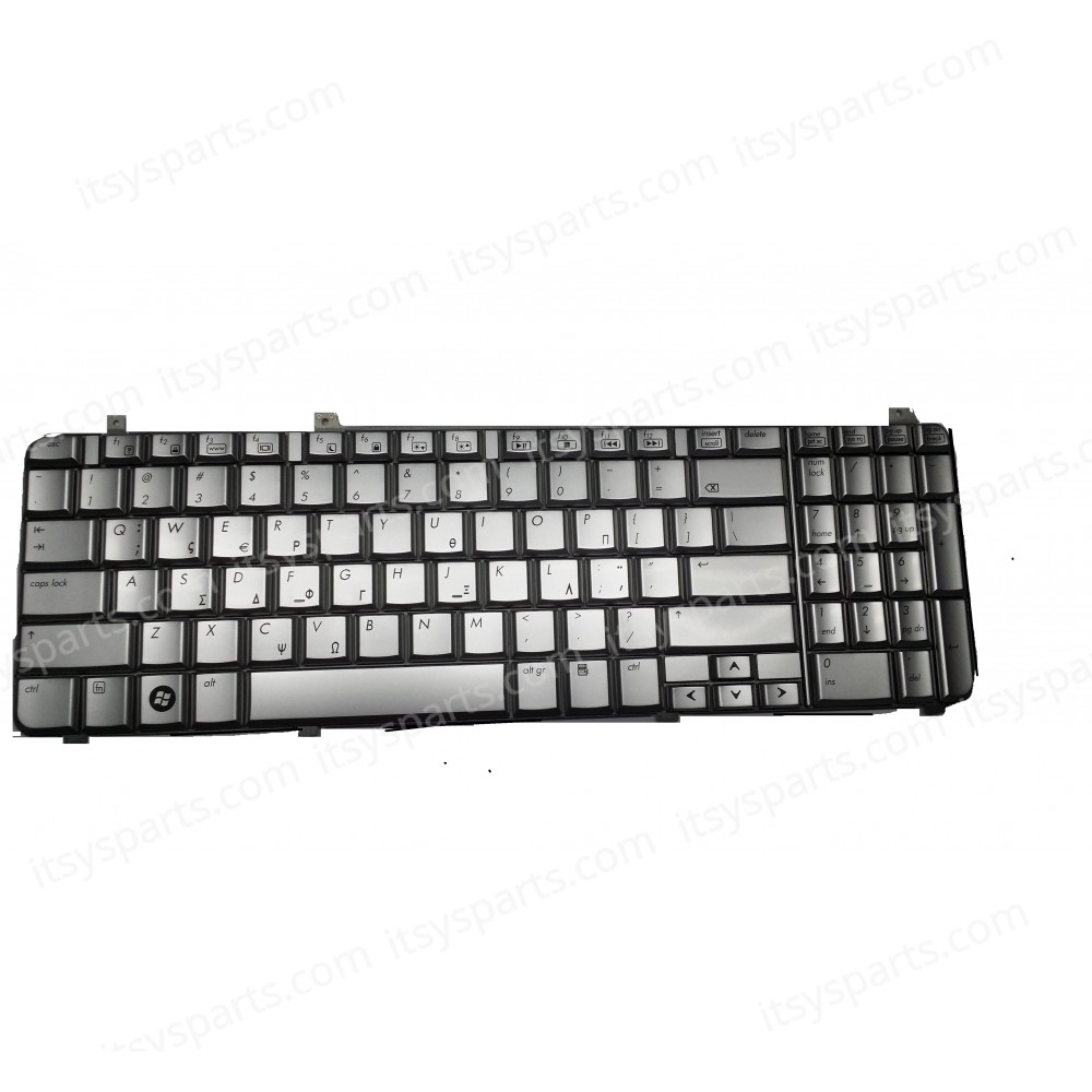 Greek Laptop Keyboard for HP Pavilion DV6-1000 DV6-2000 AEUT3U00140 570228-031 9J.N0Y82.H01 9J.N0Y82.M0U 517863-DJ1 DV6-1201au DV6-1202au DV6-1202tu DV6-1203au GR SILVER (Ref.40116GRSILVER)