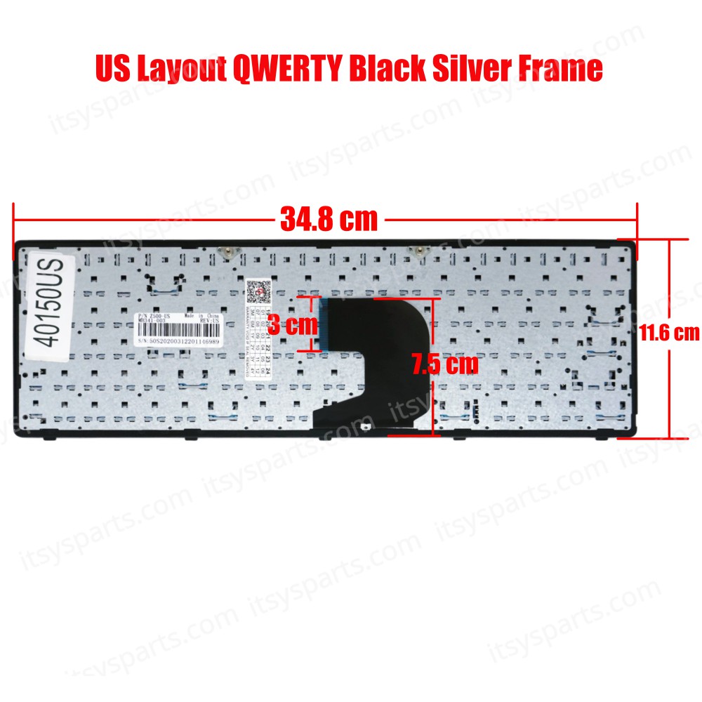 Laptop Keyboard IBM Lenovo Ideapad Z500 Z500A Z500G P500 P500Z IBM Lenovo P500 P500A Z500 Z500A Z500T 25209288 Lenovo 25206213 25206237 25206243 25206267 25206273 25206297 25206303 MP-15G16GB-686 25206327 HMB3134TLA51 (SKU.40150US)