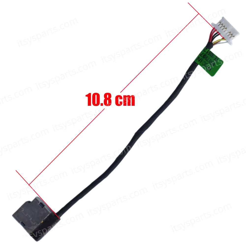 HP 15-AC HP 250 G4 15-AC055NR 15-AC061NR 15-AC063NR 15-AC113CL 15-AC121DX M6-P M6-P113DX 799736-S57 799736-T57 F57 DC Power Jack Socket Connector Charging Port DC IN Cable (code 3412)