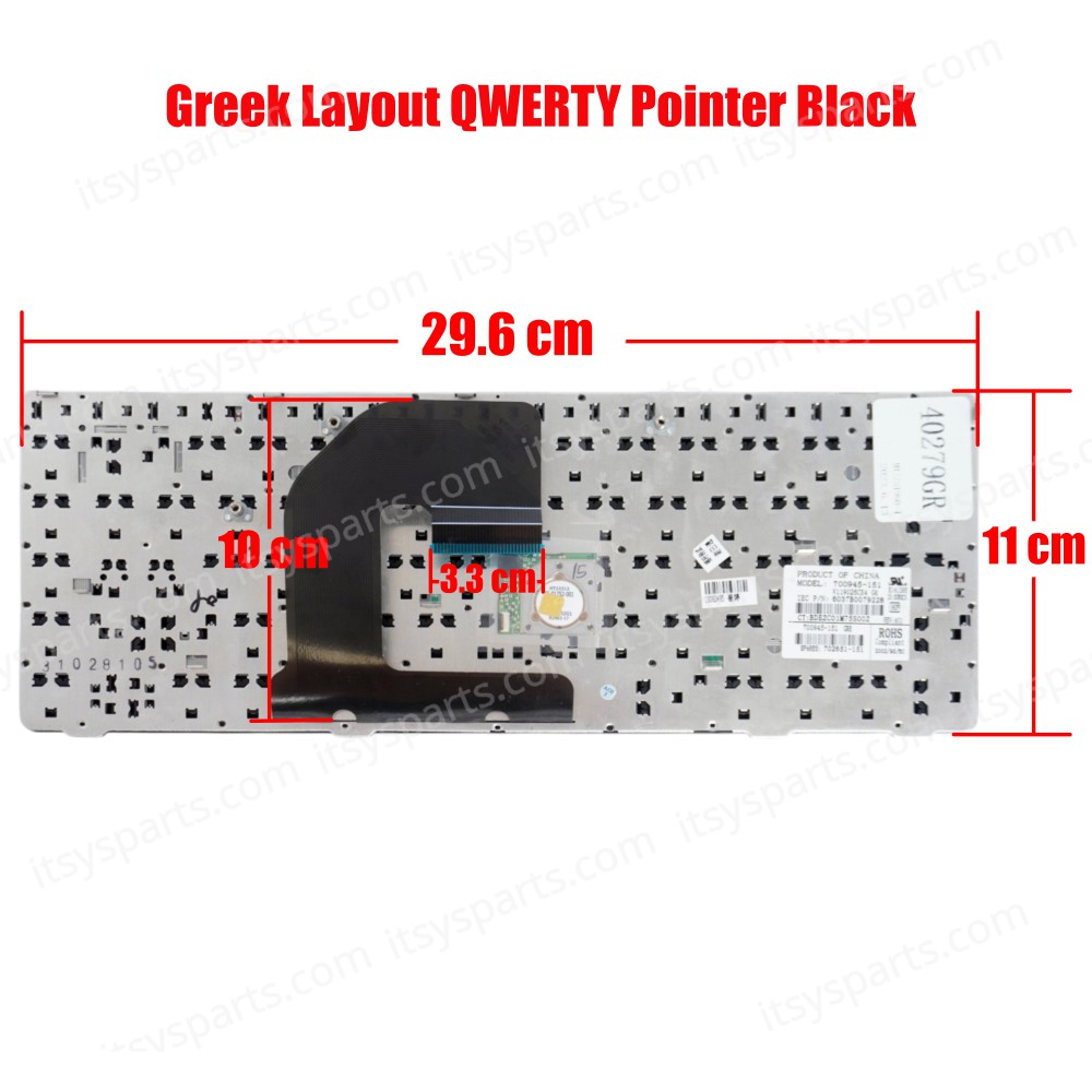 Greek Laptop Keyboard for HP Elitebook 8460P 8460W ProBook 6460B 6465B 635768-031 642760-031 6037B0053801 6037B0053822 6037B0054418 6037B0058701 6037B0058706 6037B0058709 6037B0058801 700945-151 V119026CS4 6037B0073228 702651-151 700945-151 (SKU.40279GR)