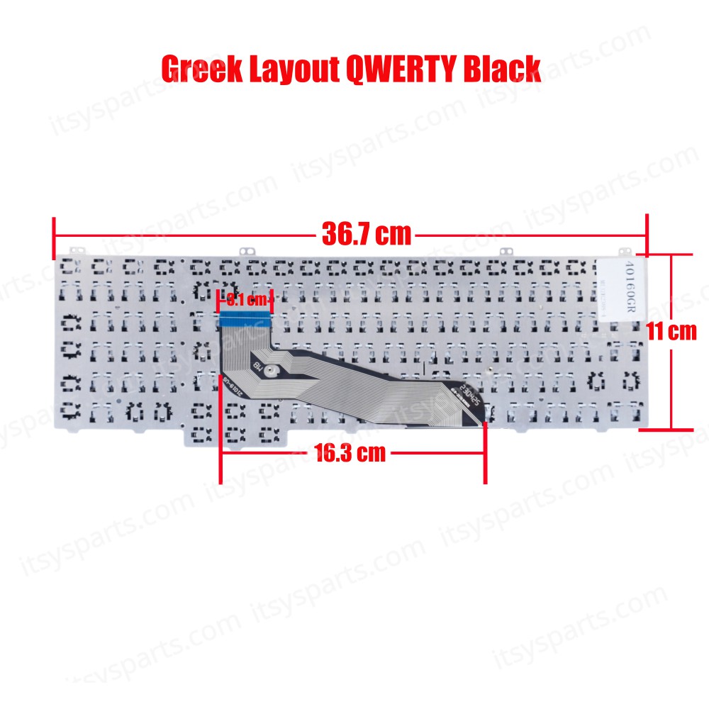 Greek Keyboard Laptop DELL Latitude E5540 15 5000 0F63X6 F63X6 093D2C 93D2C NSK-LE1BC PK130WR1B12 PK130WQ4A00 SG-60710-XUA 0FY2D9 0DY26D 04RNXY 0KJ1XG KJ1XG 4RNXY PK130WR1B00 (SKU.40160GR)