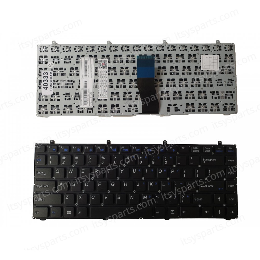 Laptop Keyboard CLEVO TURBOX W230 W230SS W230ST hasee K350C US MP-12R73US-430 Clevo MP-12R73US-430 MP-13C23USJ430 6-80-W2300-013-1 (Ref.40333USNOFRAME)