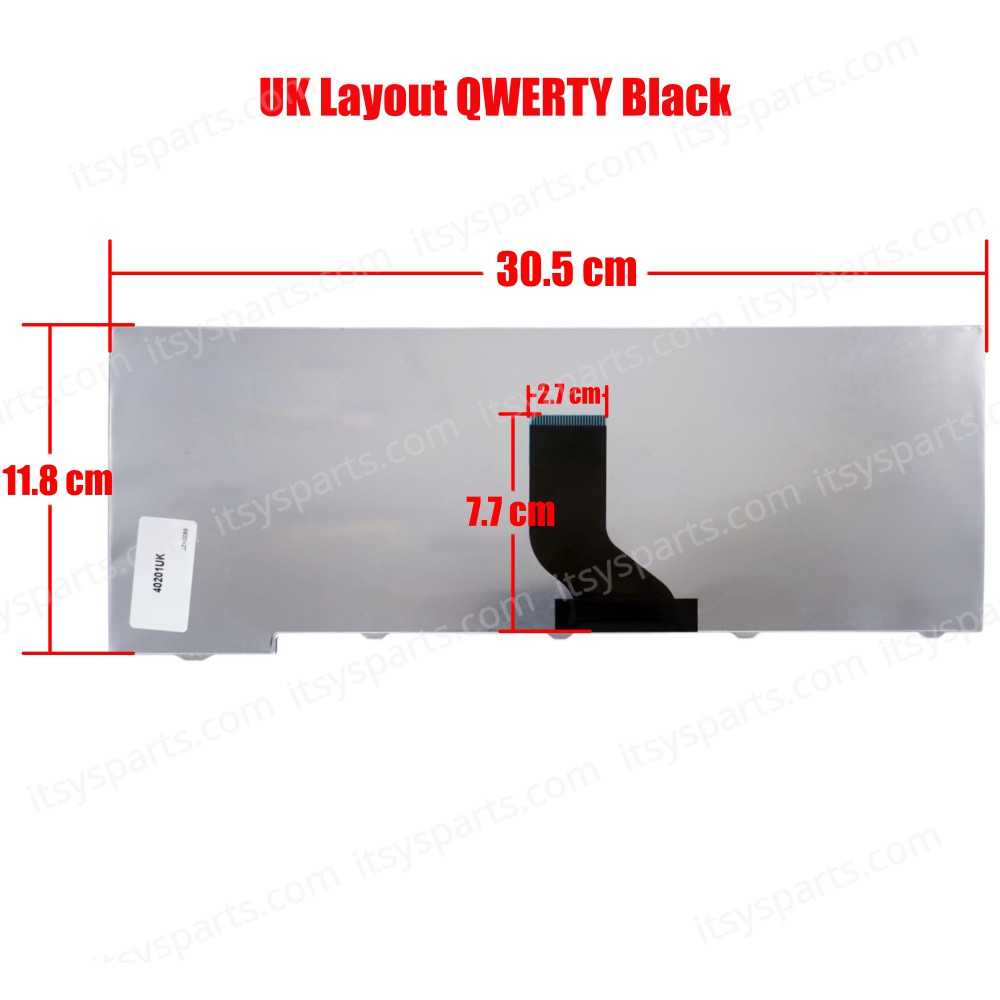 Laptop Keyboard Acer Aspire 4210 4220 4310 4315 4320 4510 4520 4520G 4710 4720 4720G 4720ZG 4910 4920 5235 5310 5315 5320 5520 5520-5912 5710 5710G 5710Z 5710Z 5710ZG 5715 5720 5720G 5720Z 5720ZG 5910 5920 5930 AS4520-5582 BLACK KEYBOARD(Ref.40201UK)