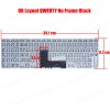 Laptop Keyboard Toshiba Satellite L50-B L50-B-02G L50-B-02W L50-B-07W L50-B-13E L50-B-17C L50-B-17M L50-B-1DV L50-B-1F6 L50-B-1GP L50-B-1P1 L50D-B L50D-B-008 L50D-B-146 L50D-B-14P L50DT-B L50T-B L55-B L55-B5254 L55D-B L55T-B (Ref.40329UKNOFRAME)