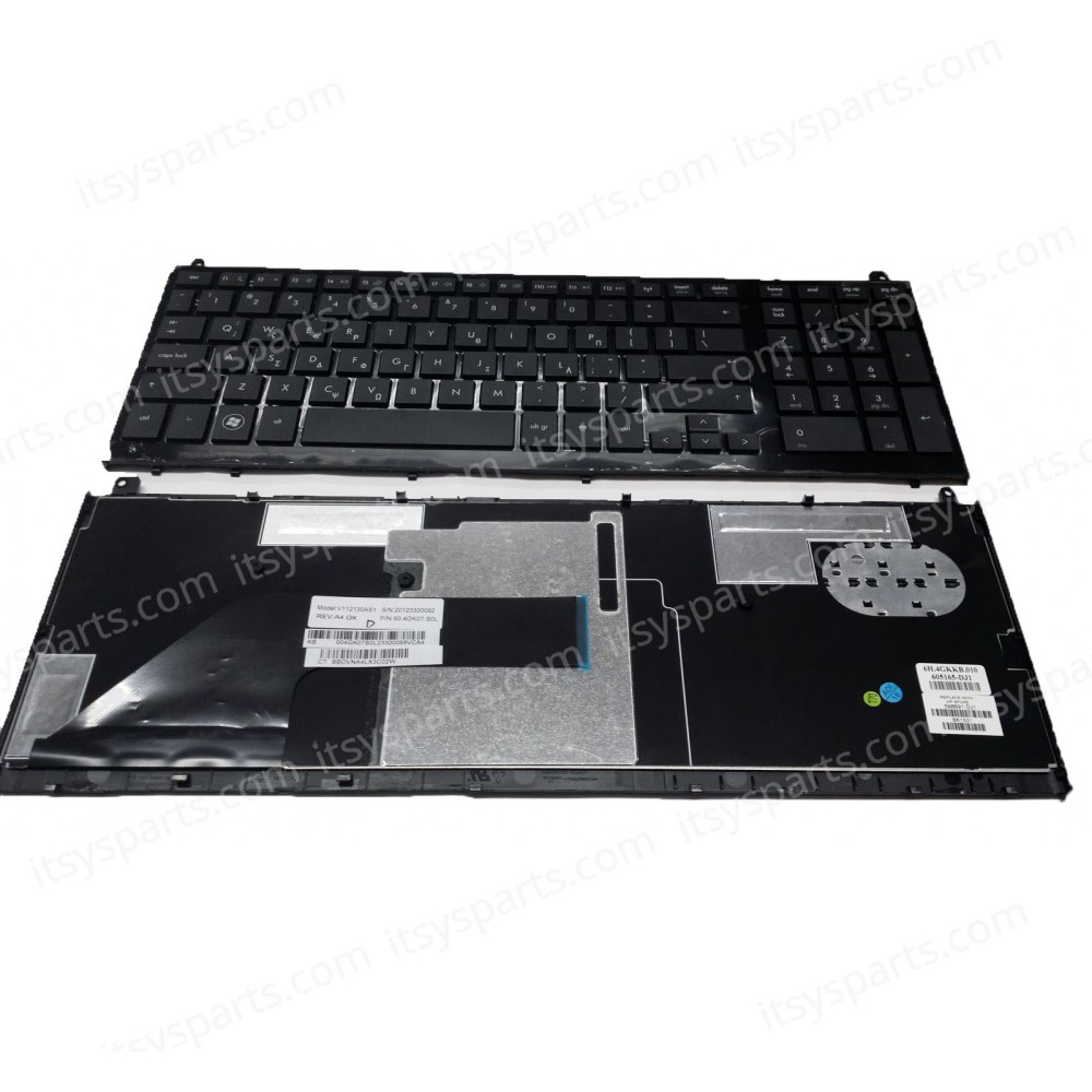 Keyboard Greek - Greek Keyboard Laptop HP ProBook 4520s 4525s V112130DK1 90.4GK07.N0D V112130AS1 90.4GK07.S03 BBDUTA4LWZ700H HP 598691-001 598691-041 1 598691-B3 90.4GK07.S0L V112130AS1 605165-DJ1 6H.4GKKB.010 598691-DJ1(Ref.40155GR)