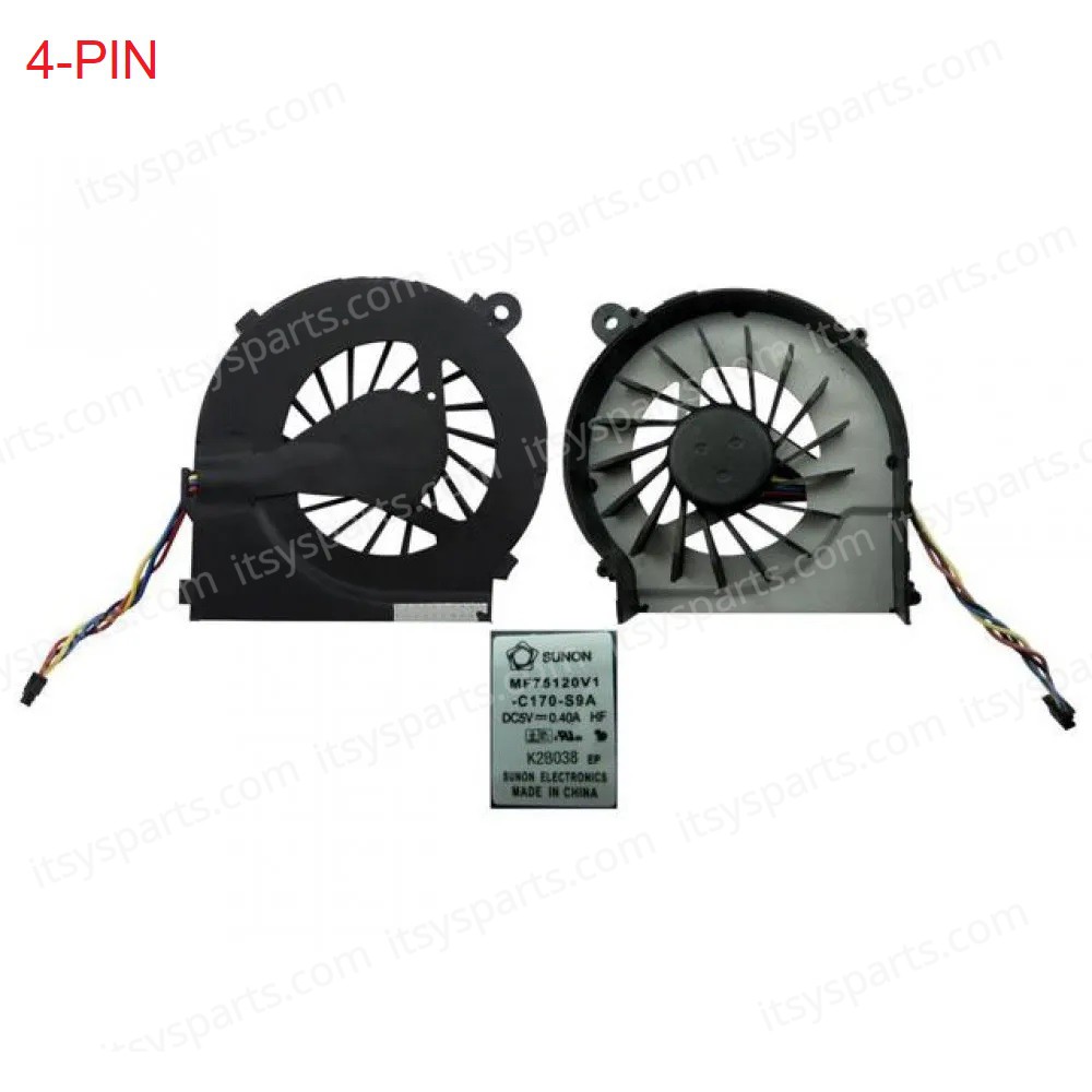 Laptop Fan - CPU Cooling Fan 4pin HP COMPAQ G4-1000 G6-1000 G7-1000 G56 G62 CQ56 CQ62 HP CQ42 G6 G7 G4 G42 CQ62 XS10N05YF05V-BJ001 M408C AB7505HX-EC3 KSB0505HA-A 9K62 612354-001 GC055515VH-A 13.V1.BJ195.F.GN NFB73B05H 606013-00 450 G4(Code 80154)