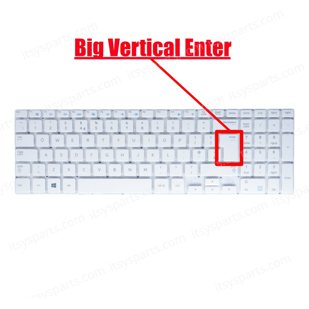 Laptop Keyboard Samsung MP-12K5 370R5E NP370R5E 510R5E NP510R5E 450R5E 450R5V 370R5E NP370R5E 510R5E NP510R5E BA59-03621A CNBA5903621AD2VH36E0016 SG-58700-XUA 370R5E 370R5E 370R5E-A01 370R5E-S01 (Ref.40153UKNOFRAMEWHITE)