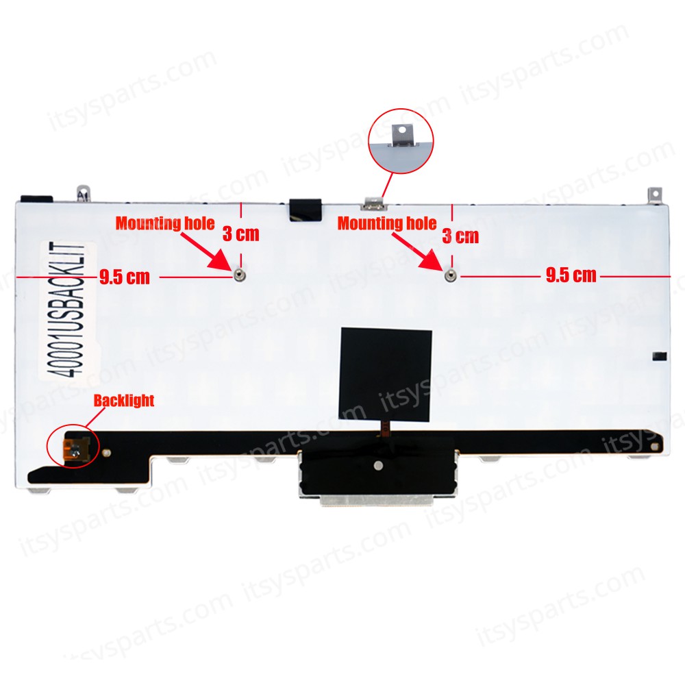 Laptop Keyboard Dell Latitude E4310 P6VGX 0P6VGX PK130AW2A00 NSK-DS0UC PK130AW2A11 NSK-DS0UC 0U Rev:A00 SDB284 0N1F1P 04Y10V Dell Latitude E4310 04Y10V PK130AW2A11 NSK-DS0UC 0U w/Pointstick & Backlit Black US (Ref.40001USBACKLIT)