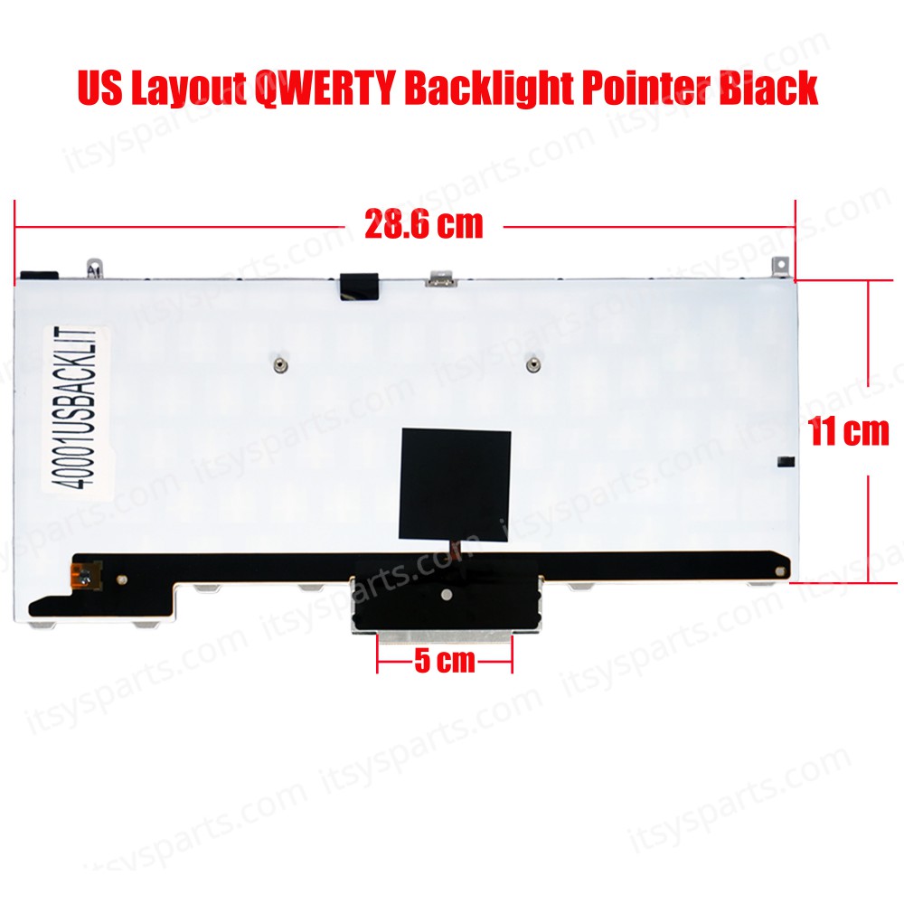 Laptop Keyboard Dell Latitude E4310 P6VGX 0P6VGX PK130AW2A00 NSK-DS0UC PK130AW2A11 NSK-DS0UC 0U Rev:A00 SDB284 0N1F1P 04Y10V Dell Latitude E4310 04Y10V PK130AW2A11 NSK-DS0UC 0U w/Pointstick & Backlit Black US (Ref.40001USBACKLIT)