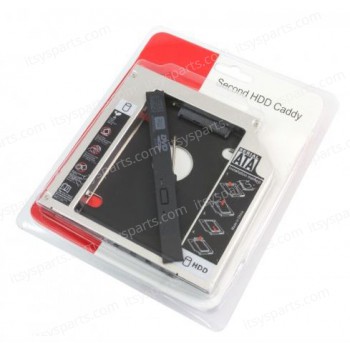 HDD Laptop Caddy Sata / Sata 2.5? 9.5mm - Second Hard Disk Drive Caddy for Laptop (OEM) Hard Drive Caddy SATA to SATA 2nd HDD caddy Hard disk tray adapter enclosure replacement(Code 90622) 