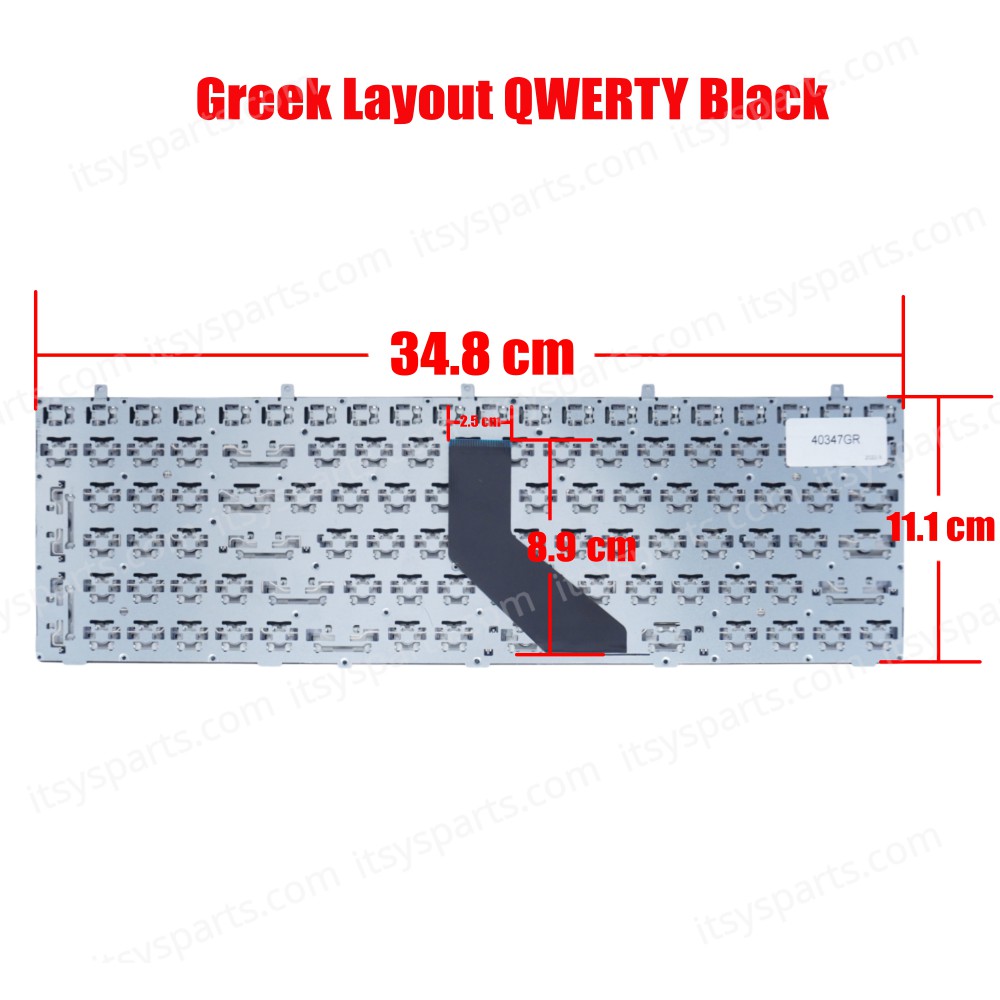 Greek Keyboard Clevo W370 W370ET W370SK W350ST W370ST W370ST W370STQ 6-80-W6700-011-1, 6-80-W67C1-010-1, MP-13H83U4J4309,MP-13H83USJ430 MP-12A36GR-430W 6-80-W3700-222-1(Ref.40347GR)
