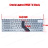 Greek Keyboard Clevo W370 W370ET W370SK W350ST W370ST W370ST W370STQ 6-80-W6700-011-1, 6-80-W67C1-010-1, MP-13H83U4J4309,MP-13H83USJ430 MP-12A36GR-430W 6-80-W3700-222-1(Ref.40347GR)
