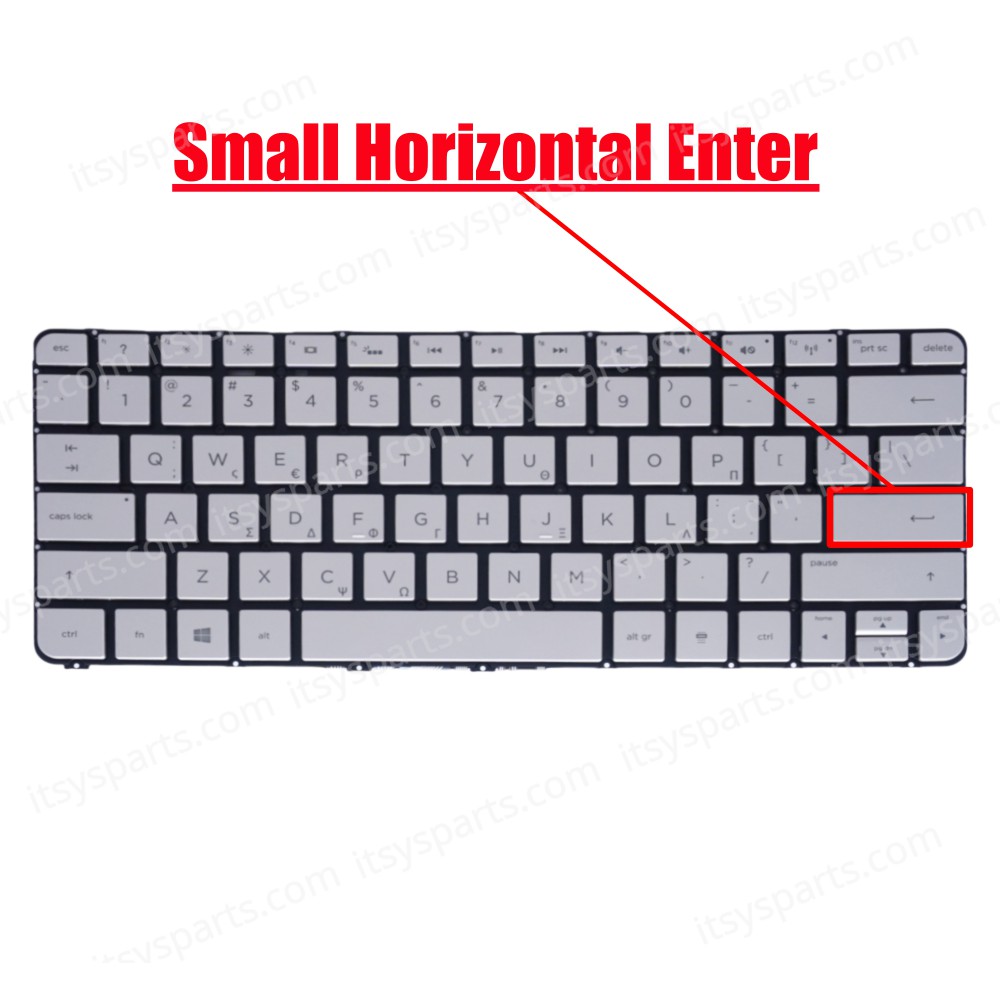 Keyboard Greek Keyboard HP Spectre 13T 13.3