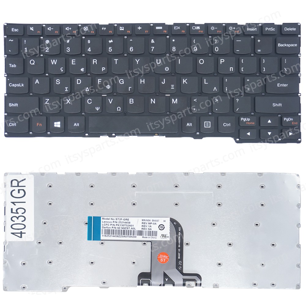 Greek Keyboard - Greek Keyboard LENOVO A10 YOGA 2 lenovo yoga 2-11 a10 yoga 2 11 20332 a10-70 25213998 BLUBERRY-GR MP 12U1 MP-12U13GR-6863 (Ref.40351GR)