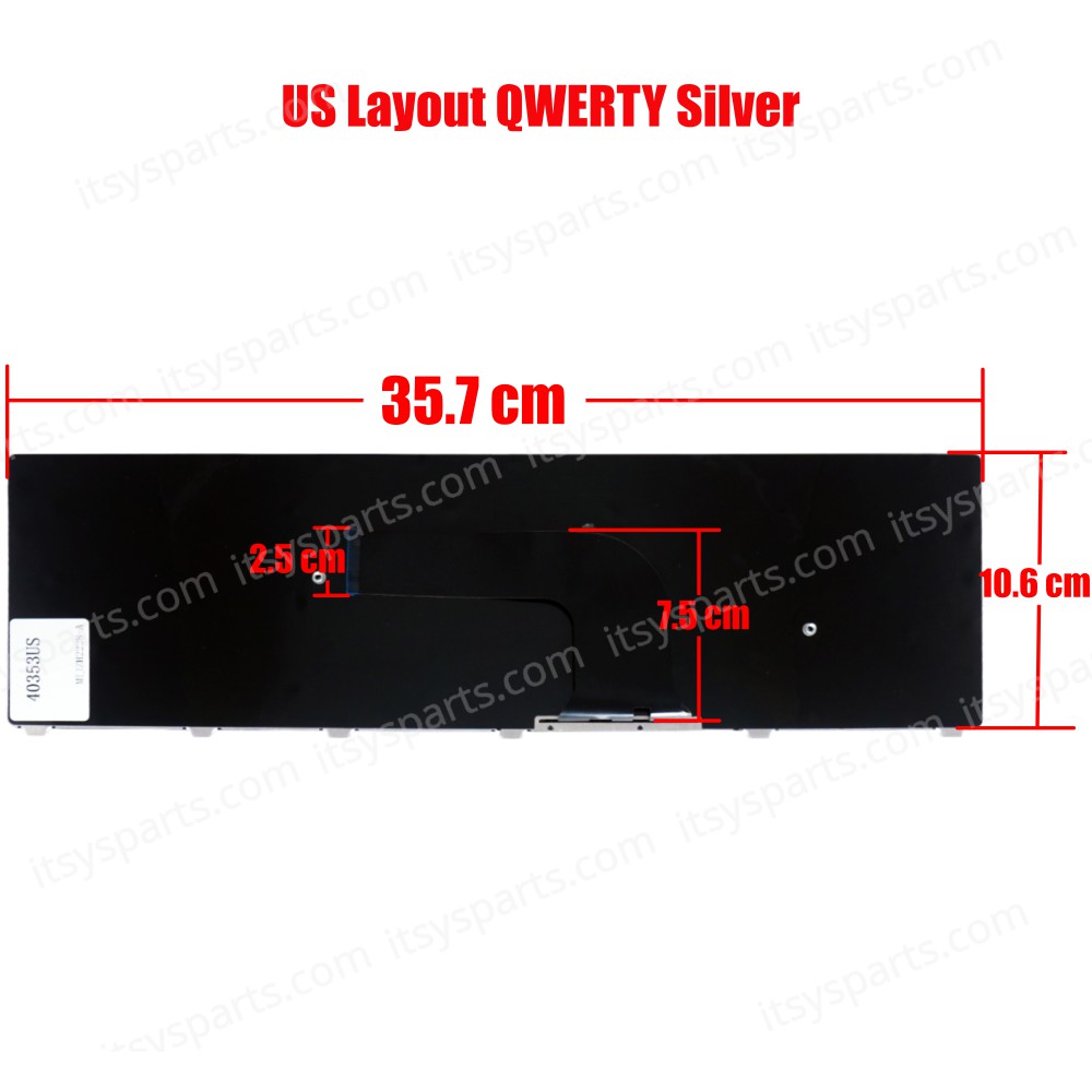 Laptop Keyboard Dell Inspiron 17-7737 Dell Inspiron 17 7000 7746 13-3737 US layout 0P4G0N Dell NSK-LH0BW 01 9Z.NAVBW.001 MP-13B53USJ442 (Ref.40353US)