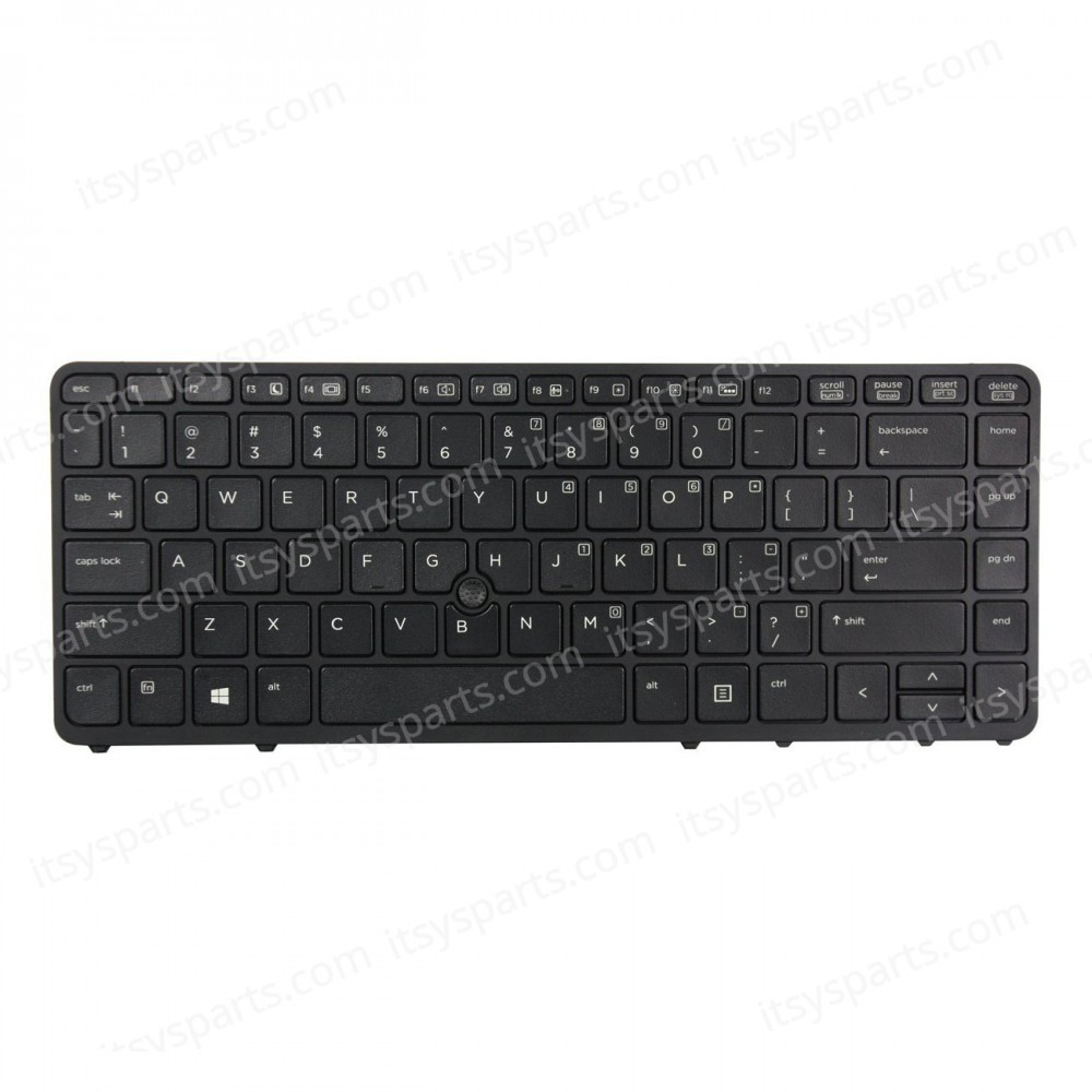 Keyboard Laptop HP EliteBook 840 G1 G2 / 850 G1 G2 / HP ZBook 14 Laptop With Pointer HP EliteBook 740 G1 740 G2 745 G2 750 G1 750 G2 HP EliteBook 755 G2 6037B0098801 776474-161 776474-201 776475-001 (Ref.40363US)