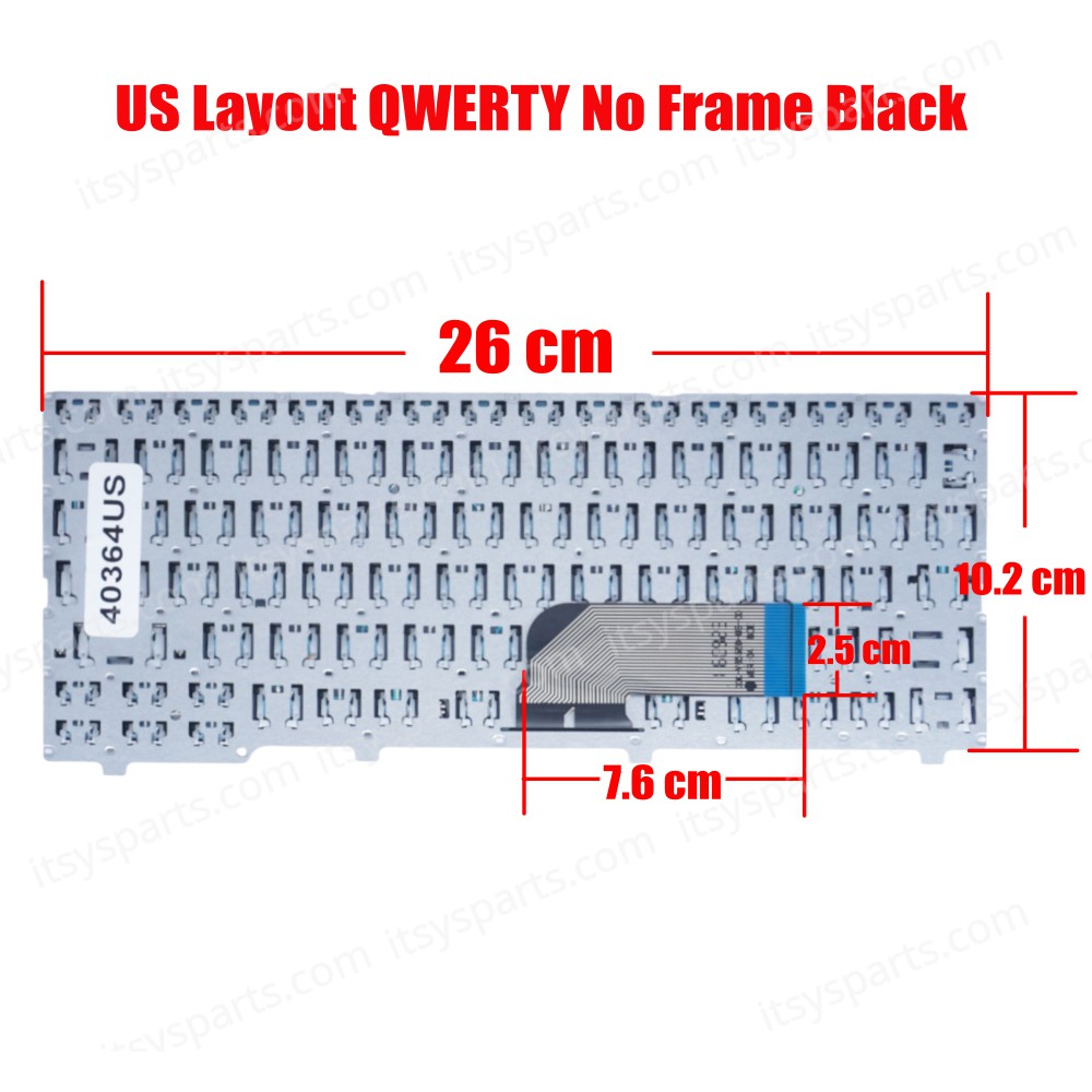 Laptop Keyboard Lenovo Ideapad 100S-11IBY 5CB0K48352 5CB0K48393 5CB0K48350 D0K-V6556D-US-00 (Ref.40364US)