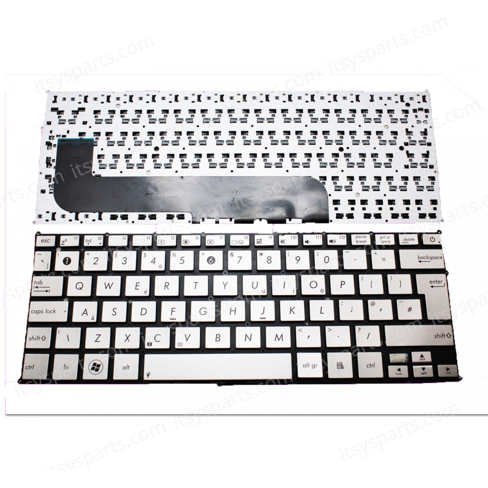 Keyboard Laptop Keyboard ASUS UX21UX21E Zenbook UX21E MP-11A96GR6528 0KN0-LX1GR021GR0212073006455 0KNB0-1100GR0012073006455 OKNO-1100GR0012073006470 (Ref.40312UK)
