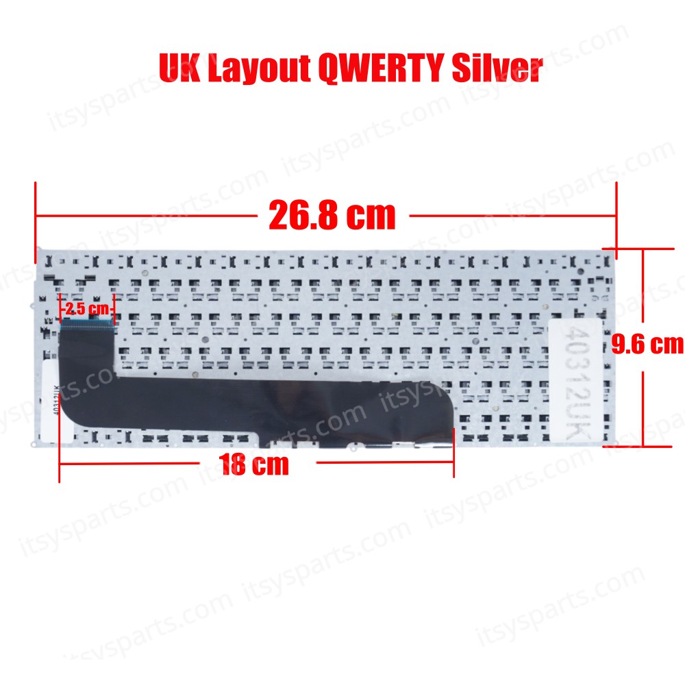 Keyboard Laptop Keyboard ASUS UX21UX21E Zenbook UX21E MP-11A96GR6528 0KN0-LX1GR021GR0212073006455 0KNB0-1100GR0012073006455 OKNO-1100GR0012073006470 (Ref.40312UK)