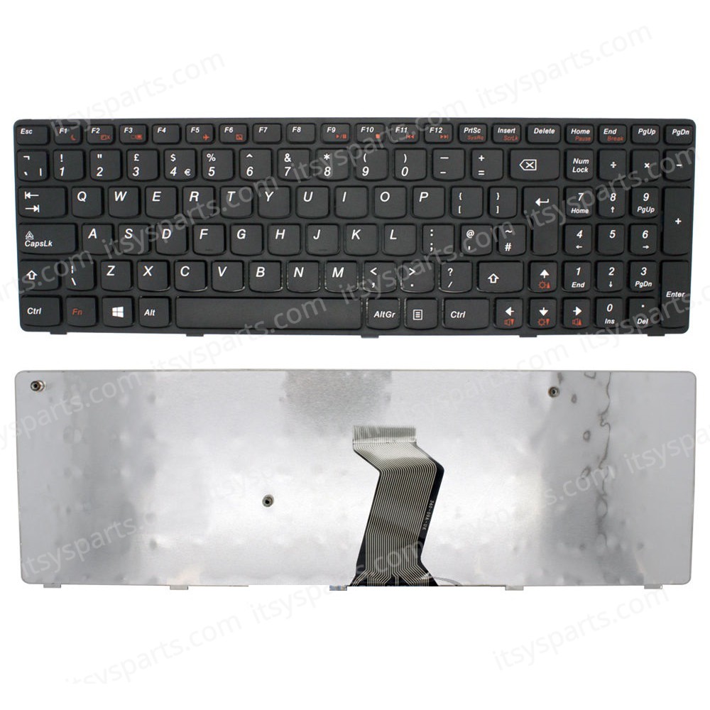 Keyboard Laptop Keyboard Lenovo Ideapad Y570 Y570A Y570D Y570G Y570M Y570N Y570NT Y570P Y570I 25-011724 25011724 PK130HB2A01 9Z.N6ESC.OOL US 25013004 MP-23BA3US-6864 2370-US MP-10A1 (Ref.40316UK)